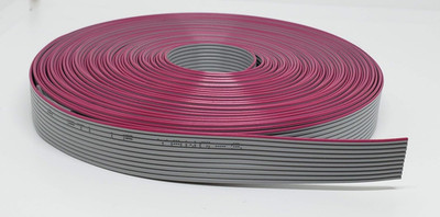 10P 10 Meters or 33 Feet Roll IDC Silver Flat Ribbon Cable for 2.54Mm Connectors
