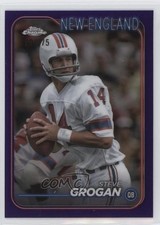2024 Topps Chrome Purple Refractor 150/275 Steve Grogan #132 14xt