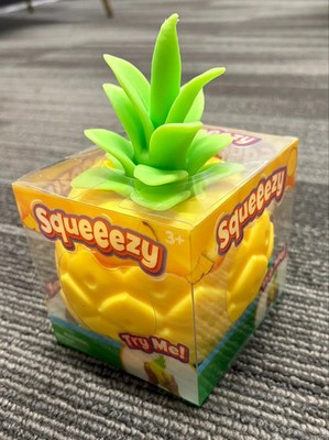 Squeeezy Pineapple Squishy Stress Ball | Sensory Fidget Squeeze Toy Fruit NIB