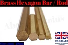3mm -20mm Brass Hexagon Bar Rod Hex Hexagonal Lathe Billet CNC Model Hobby Craft