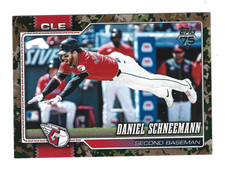 2026 Topps Series 1 Daniel Schneemann #59 Memorial Day Camo Foil #11/25
