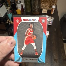 Panini 2020-21 NBA Hoops Onyeka Okongwu Rookie Teal Parallel #225 /70 Hawks