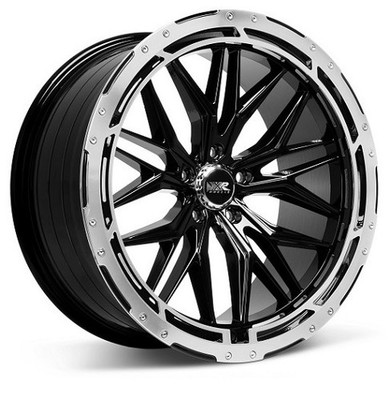 20x8.5 XXR 585 5x112 35 Black Machined Ring Wheels Rims Set(4) 73.1