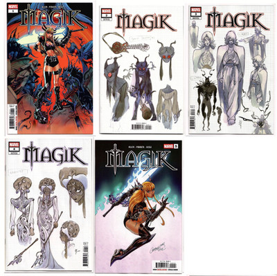 Magik #1 5 Campbell TRADE, & #2 3 4 Peach 1:10 INCENTIVE Set LOT 2025