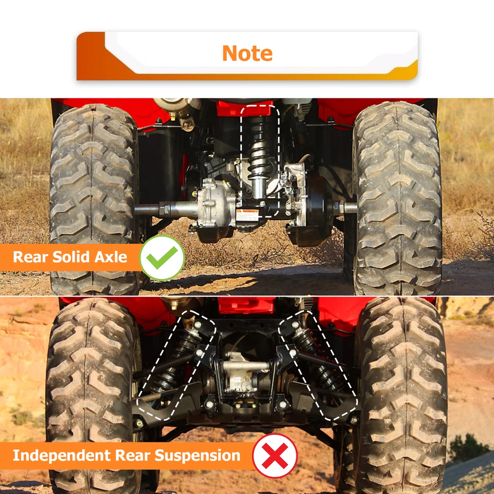 Steel 2" Rear Receiver Hitch For Honda Rancher TRX350/TRX400 2000-2007 - Image 2 of 4