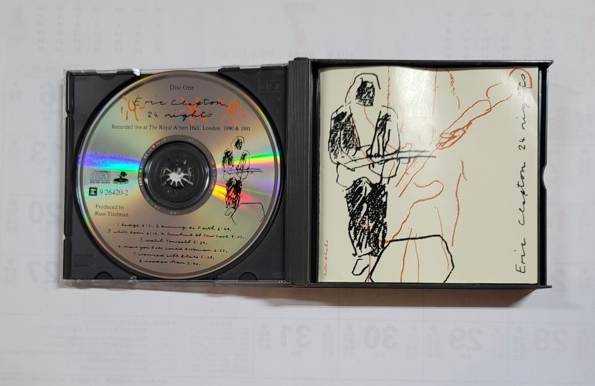 24 Nights By Eric Clapton (2CD Box Set, 1991) | eBay