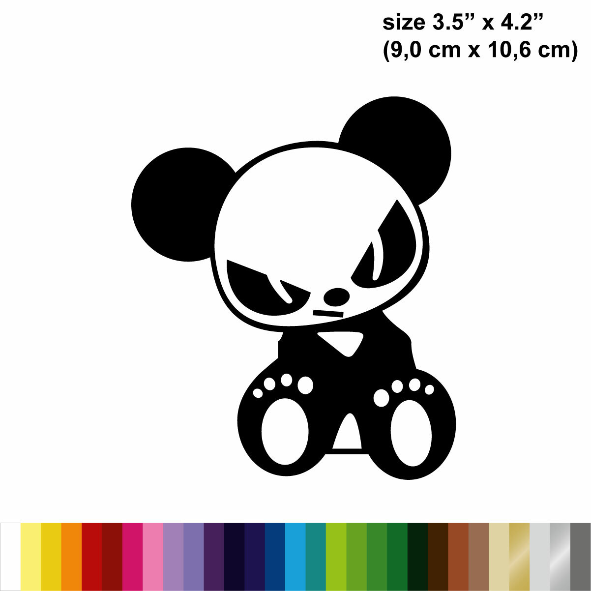 Buy 5 Get 10 Buy 3 Get 5 Panda Animal Car Vinyl Decal Sticker Buy 2 Get 3