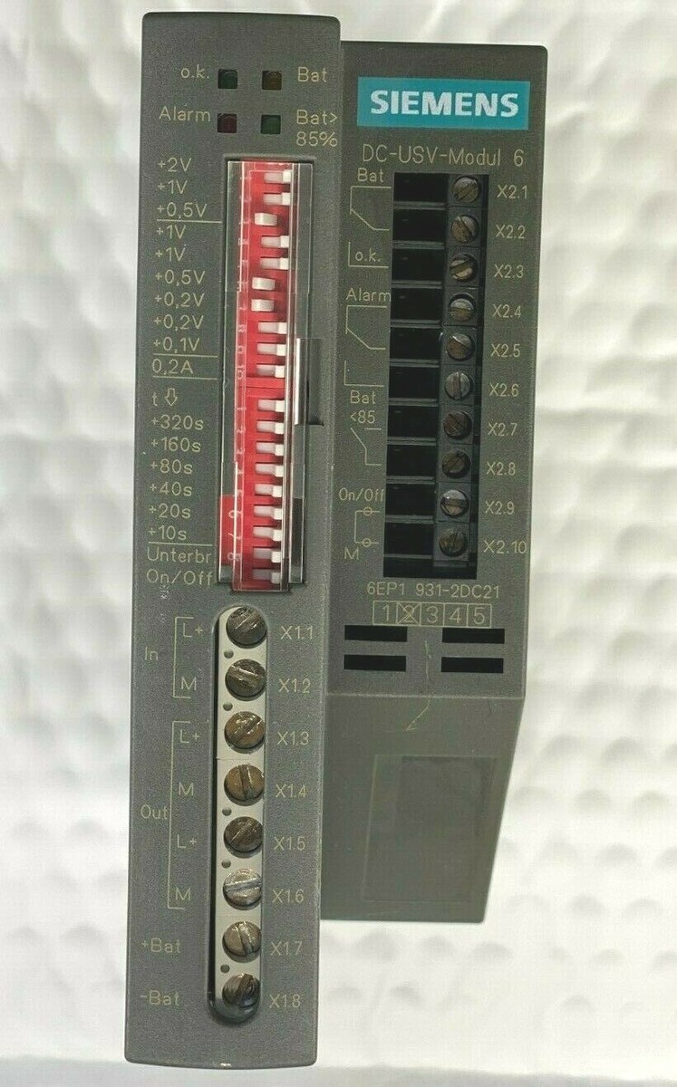Siemens DC-USV-MODUL 6 Power Supply 6EP1 931-2DC21 | eBay Siemens DC-USV-MODUL 6 Power Supply 6EP1 931-2DC21 | eBay