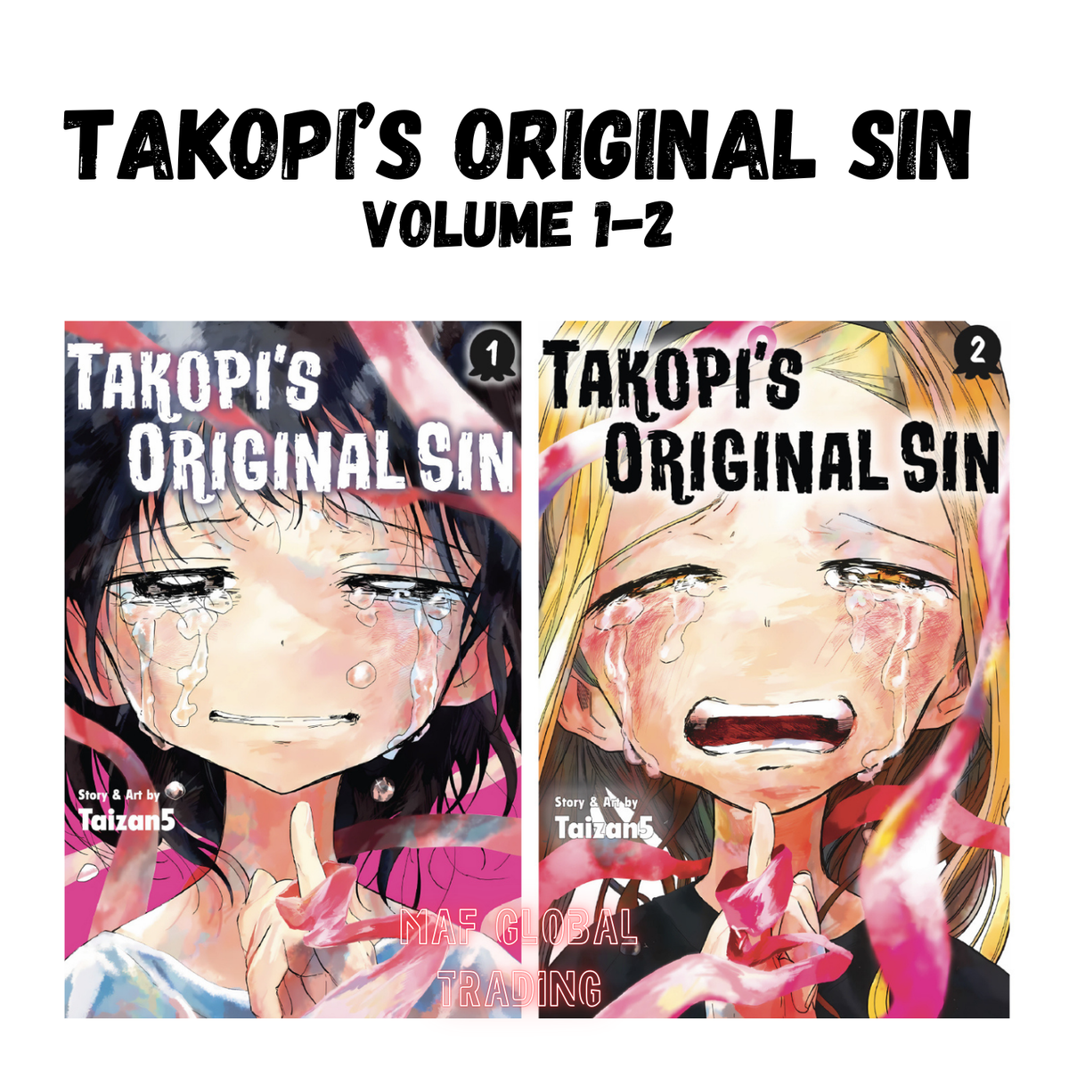 Takopi's Original Sin Manga Volume 1-2 English Comic Books Single
