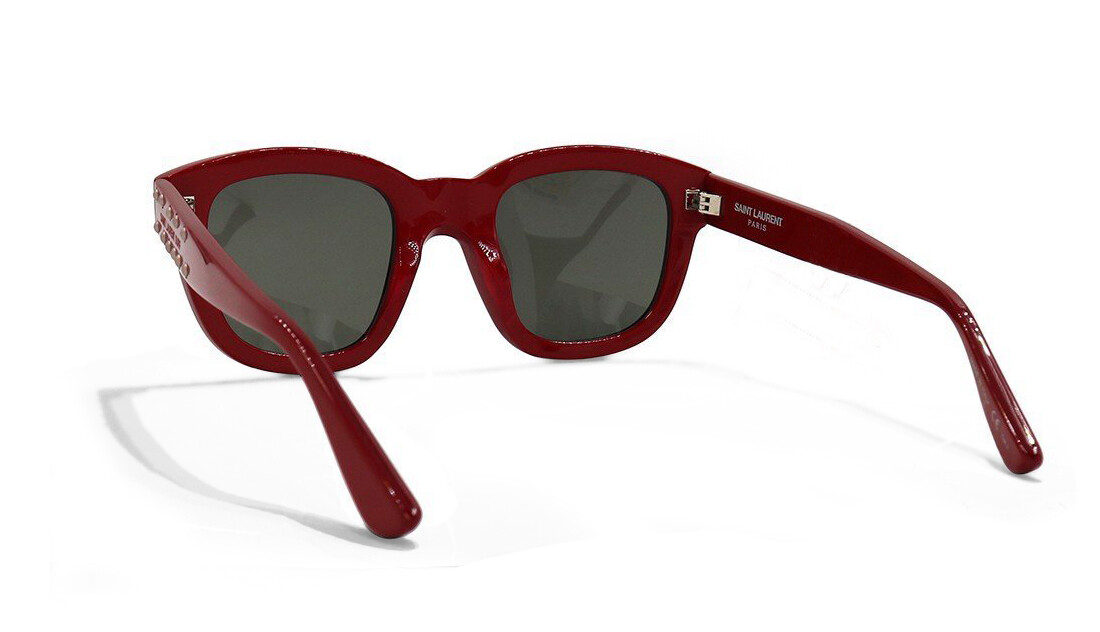 Occhiali da sole unisex YSL Saint Laurent rosso SURF SL 100LOU 004