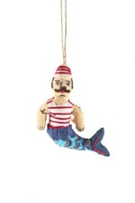 Felt SAILOR MERMAN Christmas Ornament by Cody Foster