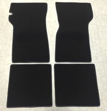 Fußmatten Autoteppiche für Chevrolet Camaro Coupe 1967-1970 schwarz Velours 4tlg