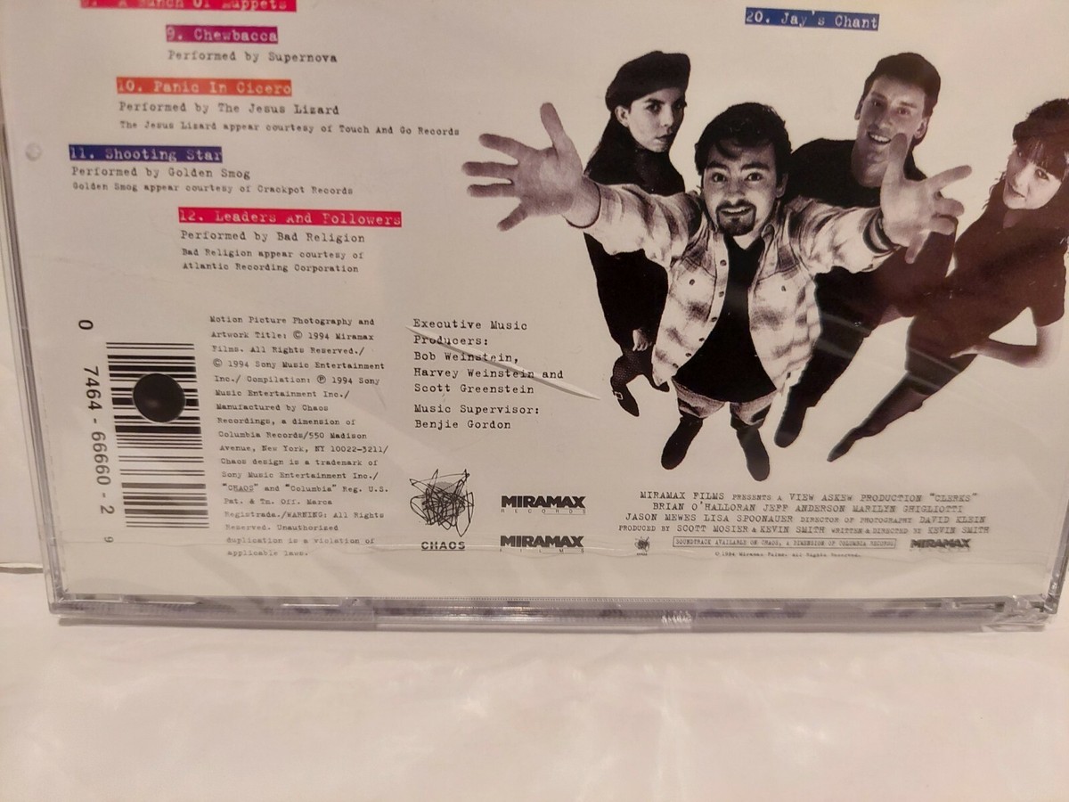 Clerks Movie Soundtrack CD Sealed 1994 Soul Asylum Bad Religion