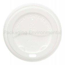 Image of 1000 WHITE SIP LIDS FOR 16 OZ PAPER CUPS NEW FAST FREE UK POST! EXC VALUE