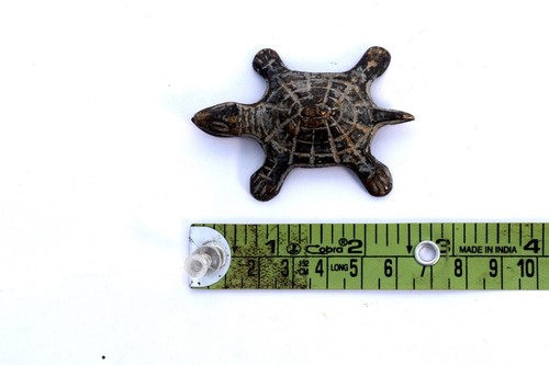 Vintage Old Decor Useful Feng-Shui-Brass-Tortoise Chinese mythology. G7-849 - Picture 9 of 9
