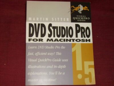 1258180 Sitter, Martin, DVD Studio Pro 1.5 For MAC OS X