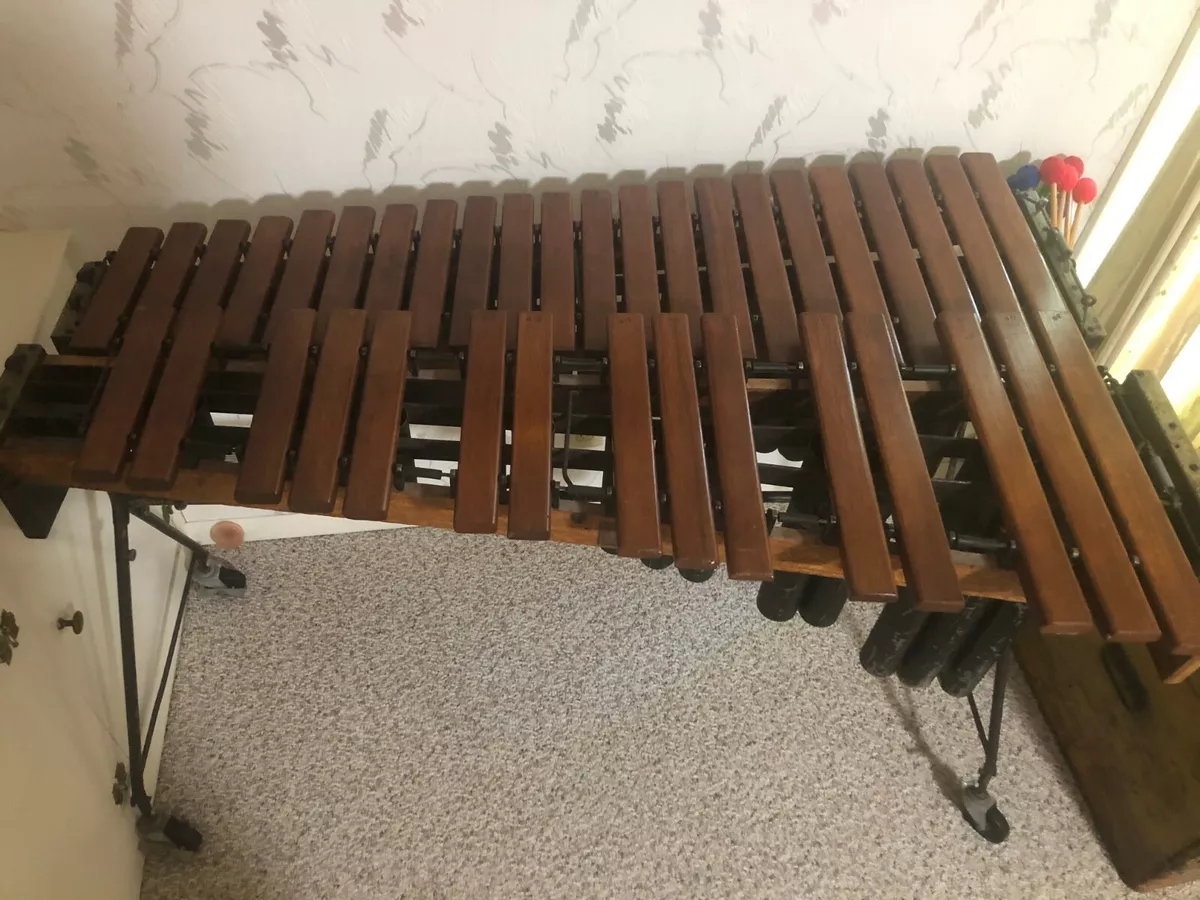 Deagan Rosewood Marimba No 350 Early 1900s 1918 1925 5 pairs of mallets