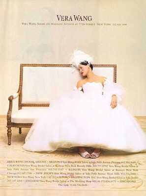 1999 Vera Wang brides bridal fashion 3-page MAGAZINE AD | eBay 1999 Vera Wang brides bridal fashion 3-page MAGAZINE AD | eBay