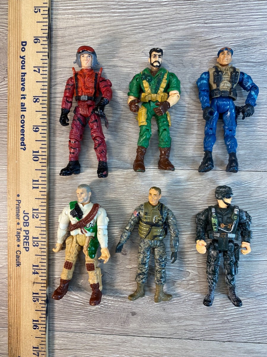 Vintage Lanard Corps Action Figures Soldier Lot of 6 Anime Movies
