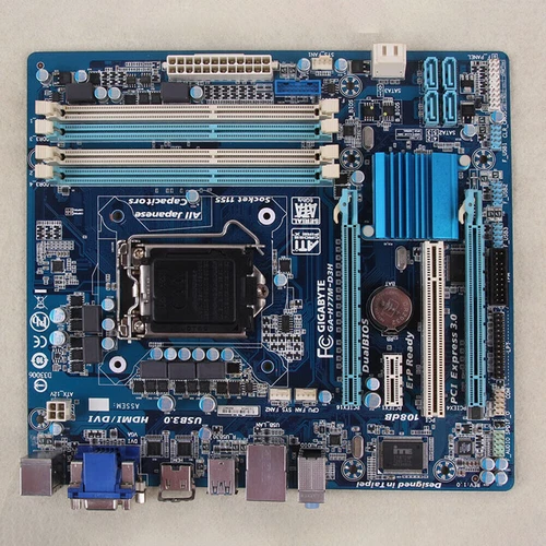 Motherboard Used For Gigabyte GA-H77M-D3H LGA 1155 DDR3 32G Micro ATX