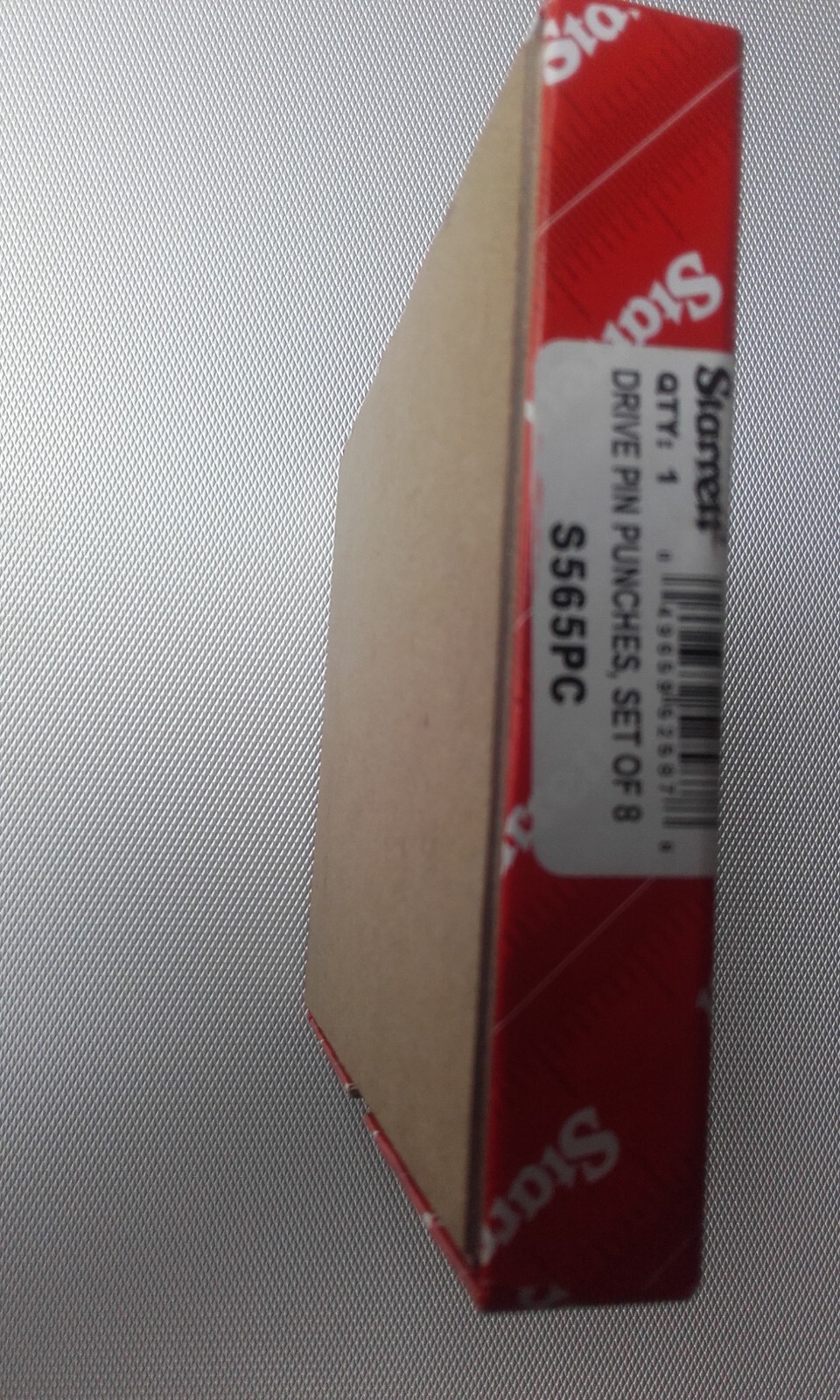 Starrett S565 Drive Pin Punch Set 8 pce Imperial Sizes 1/16 to 5/16