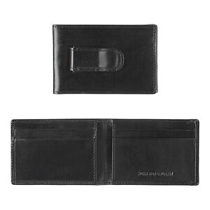 GUESS Men's Black Magnetic Front Pocket Wallet ID Cards Folds $42 Retail DEAL!!