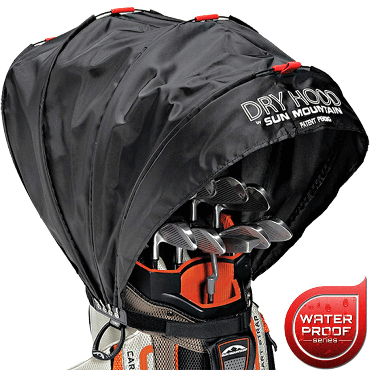 SUN MOUNTAIN DRY HOOD WATERPROOF GOLF BAG RAIN HOOD GOLF RAIN