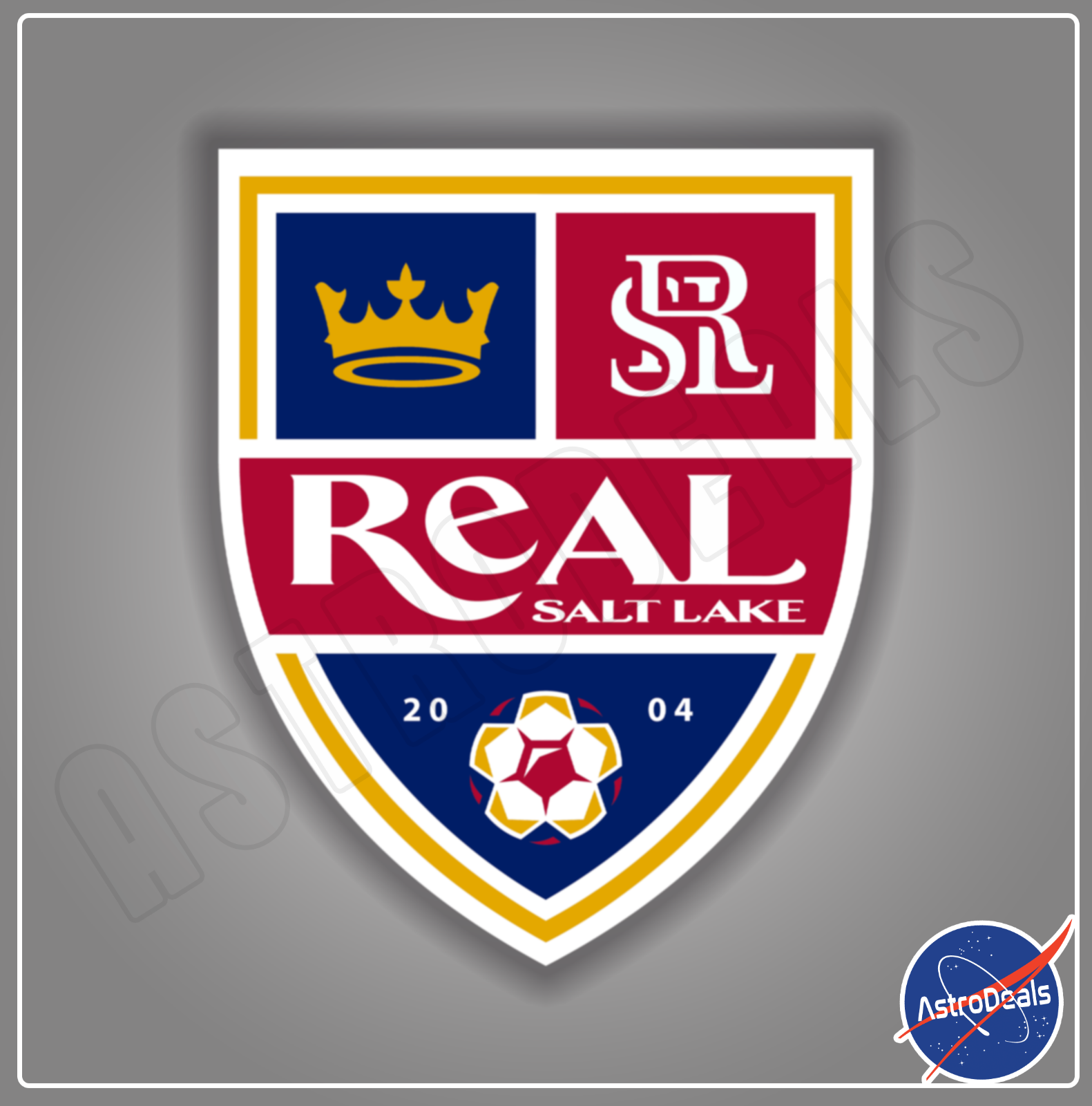 Mls Next Sticker Real Salt Lake MLS Soccer Football Logo Sticker Decal *Size: 3