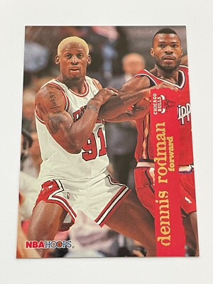 1995-96 NBA Hoops Basketball #298 - Dennis Rodman - Chicago Bulls