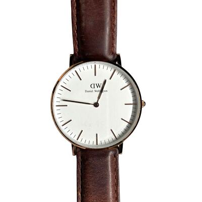 Daniel Wellington 腕時計 CLASSIC ST MAWES 36 DW00600035 St Mawes - Men's watch in rose gold with leather strap | DW