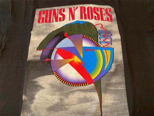 Guns N Roses COMA World Tour Concert T-Shirt Or 1990s vintage concert t-shirt, vintage, size XL, single stitch, B+ condition