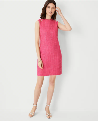 open lace back dress Red Dress | Fuchsia Pink & Orange Cotton Midi Dress main image 0
