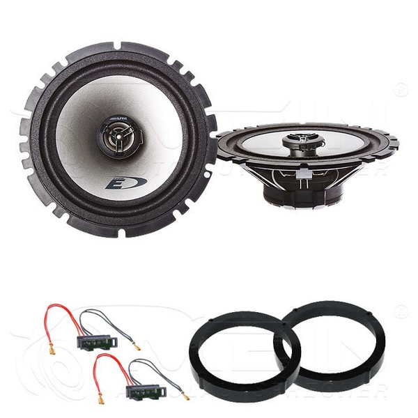 Alpine Lautsprecher FüR VW Lupo 1998-2005 Front TüR Vorn 2-Wege Koax 220W #Atay-image