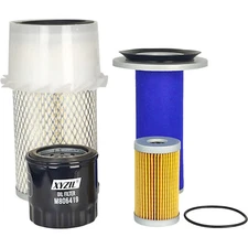 Filter Kit for John Deere 955 Engine 3TN84 Dual Stage Air Cleaner