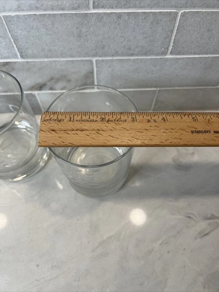 SUSQUEHANNA Vidrio Grabado CLIPPER ENVÍO Náutico 10oz ROCKS WHISKEY Juego de 3 Foto 3 de 4