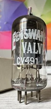 CV491 Brimar EDISWAN Audio Valve 12AU7 E82CC Ecc82 Ring Getter