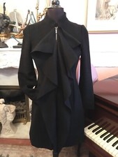 Max Mara Max & Co Angora & Wool Ruffle Coat