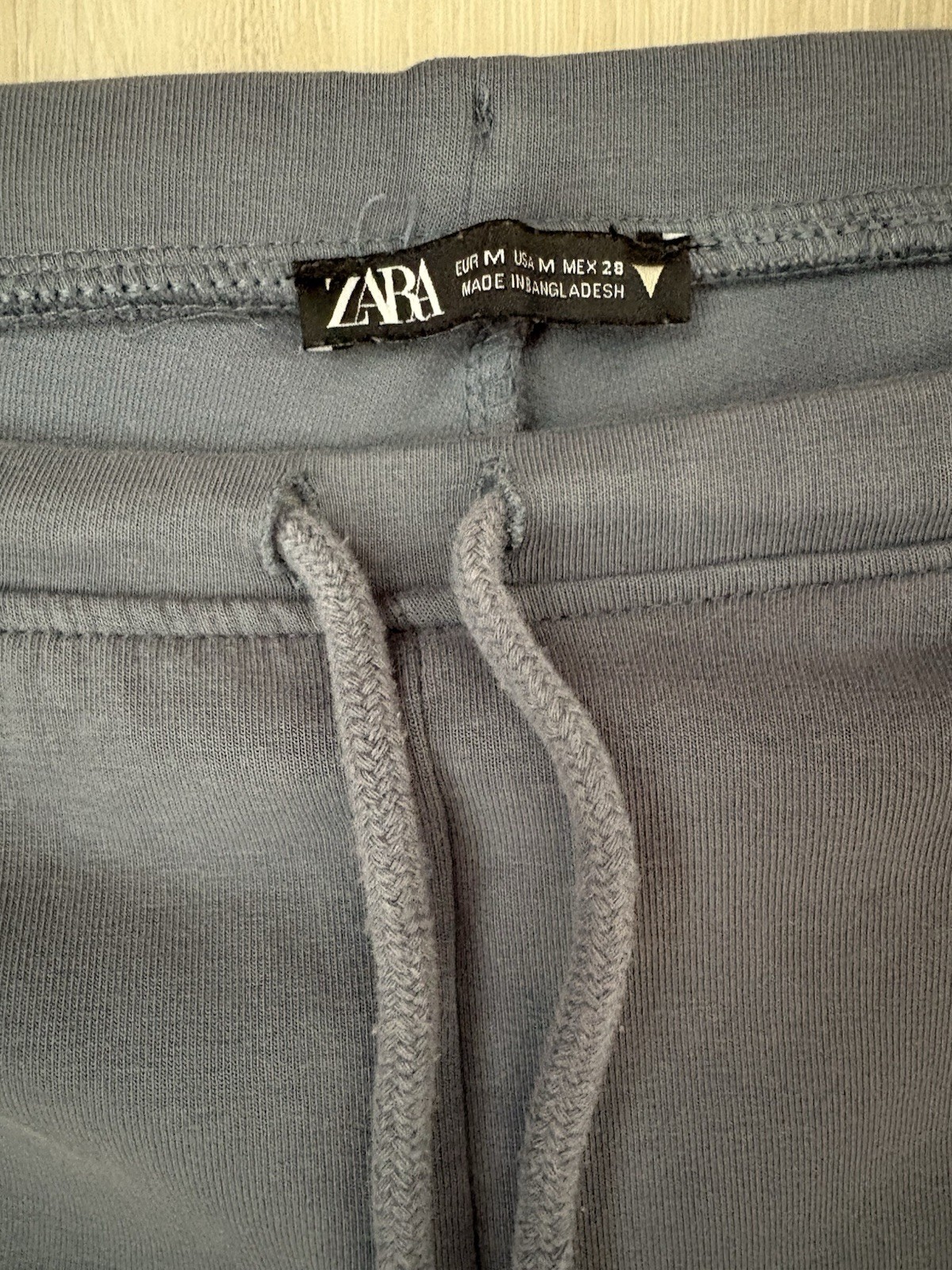 Women's Zara Blue/Gray Drawstring Sweatpants Size M thumbnail 3