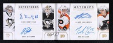 2013-14 Playoff Contenders Match Ups 26/99 Eric Hartzell Jeff Zatkoff Auto 3b8