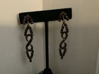 Antique  Victorian Stunning Long Garnet Earrings — photo 9