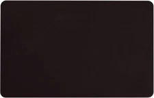 Pack of 100 Black CR80 PVC Cards | 30 mil by easyIDea 100 ID Cards, 
