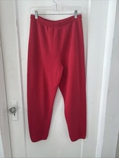 JC Penny Vintage 1990s Made In USA Olympic Red Sweatpants Size S
