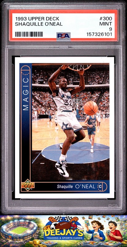 1993 Upper Deck #300 Shaquille O'Neal PSA 9 Orlando Magic