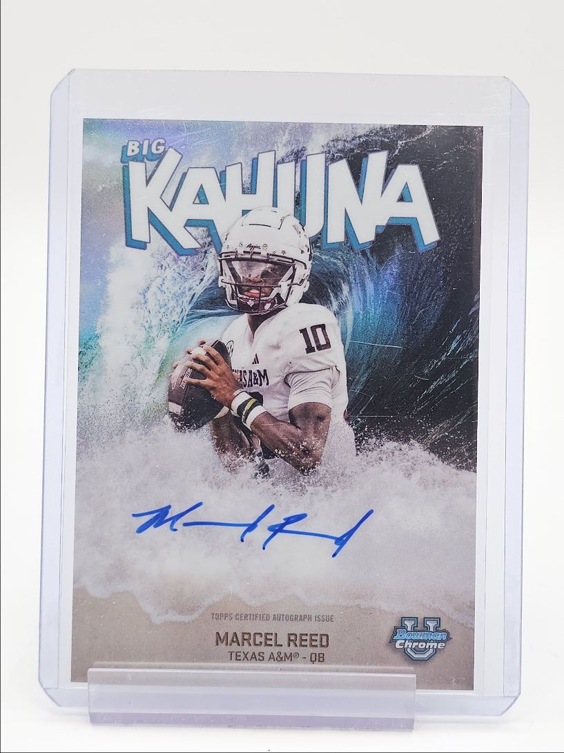 MARCEL REED 2025 BOWMAN UNIVERSITY CHROME BIG KAHUNA VARIATION AUTO Q4770