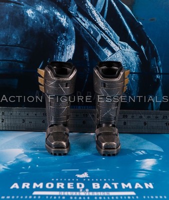 Hot Toys Armored Batman 2.0 Diecast Boots Fußrasten MMS743 Die Cast 1/6 Teile