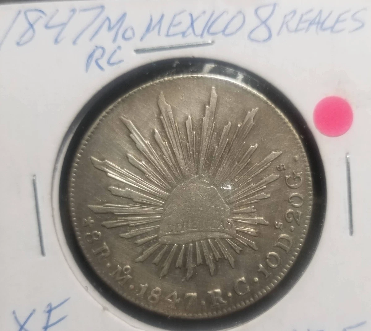 8 Reales Silver 1821 Year Colonial Mexico Coins (Pre - 1821) for
