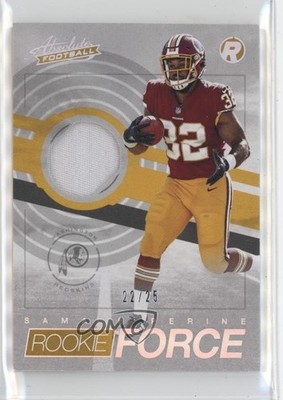 2017 Panini Absolute Rookie Force Materials Prime 22/25 Samaje Perine RC 1dm4