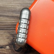 PEI Titanium Damascus Pill Case Holder Organizer Box Container Waterproof EDC