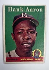 topps #30 Hank Aaron 野球カード 1958 Topps - Hank Aaron #30 for sale | eBay