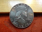 1954 United States 90% Silver Franklin Half Dollar 50c - No Reserve